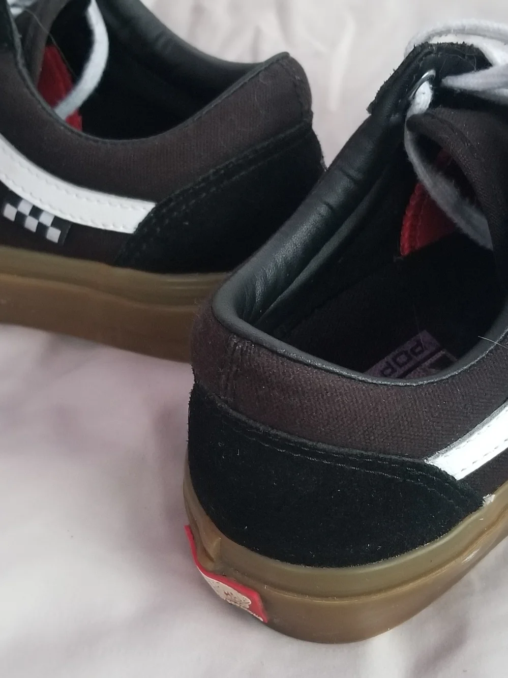 Vans rubber padded heel